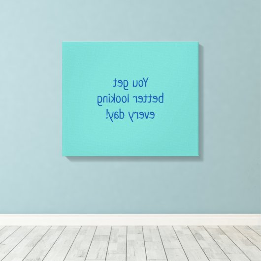 Stretched Canvas Print Leinwanddruck (Insitu (Holzboden))