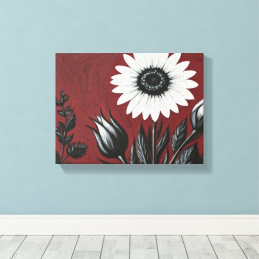Stretched Canvas Print Leinwanddruck (Insitu (Holzboden))