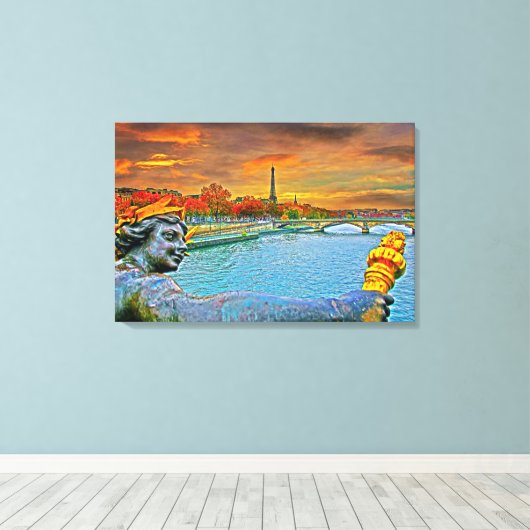 Stretched Canvas Print Leinwanddruck (Insitu (Holzboden))