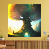 Stretched Canvas Print Leinwanddruck (Insitu (Wohnzimmer))