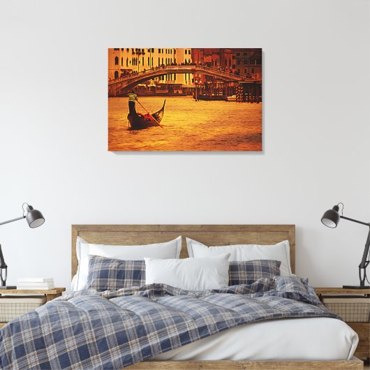 Stretched Canvas Print Leinwanddruck (Insitu (Schlafzimmer))