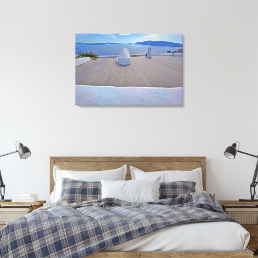 Stretched Canvas Print Leinwanddruck (Insitu (Schlafzimmer))