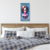 Stretched Canvas Print Leinwanddruck (Insitu (Schlafzimmer))