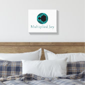 Stretched Canvas Print Leinwanddruck (Insitu (Schlafzimmer))