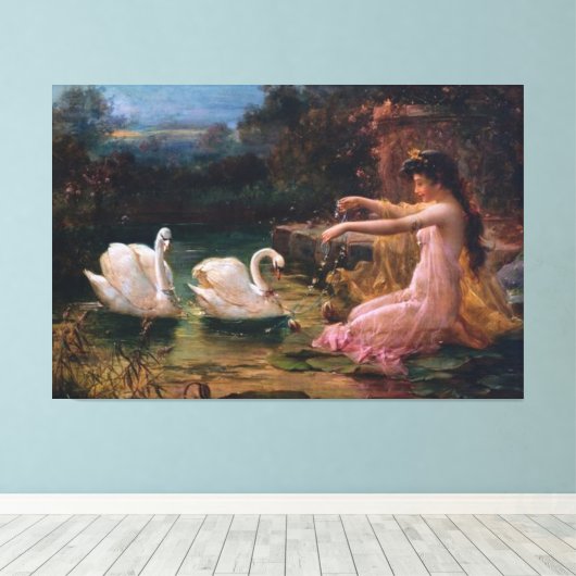 Stretched Canvas Print Leinwanddruck (Insitu (Holzboden))