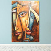 Stretched Canvas Print Leinwanddruck (Insitu (Holzboden))