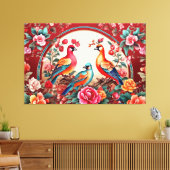 Stretched Canvas Print Leinwanddruck (Insitu (Wohnzimmer))