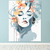 Stretched Canvas Print Leinwanddruck (Insitu (Holzboden))