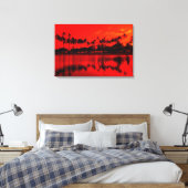 Stretched Canvas Print Leinwanddruck (Insitu (Schlafzimmer))