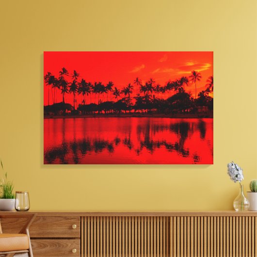 Stretched Canvas Print Leinwanddruck (Insitu (Wohnzimmer))