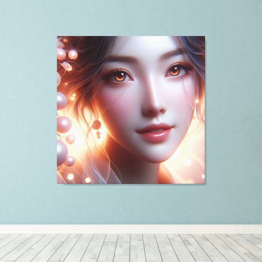 Stretched Canvas Print Leinwanddruck (Insitu (Holzboden))