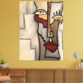 Stretched Canvas Print Leinwanddruck (Insitu (Wohnzimmer))