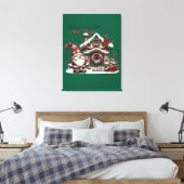 Stretched Canvas Print Leinwanddruck (Insitu (Schlafzimmer))