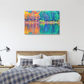 Stretched Canvas Print Leinwanddruck (Insitu (Schlafzimmer))