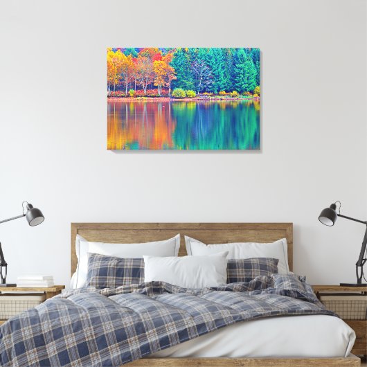 Stretched Canvas Print Leinwanddruck (Insitu (Schlafzimmer))