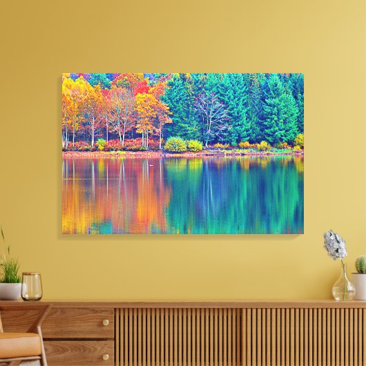 Stretched Canvas Print Leinwanddruck (Insitu (Wohnzimmer))