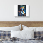 Stretched Canvas Print Leinwanddruck (Insitu (Schlafzimmer))