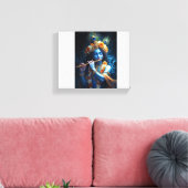 Stretched Canvas Print Leinwanddruck (Insitu (Wohnzimmer))
