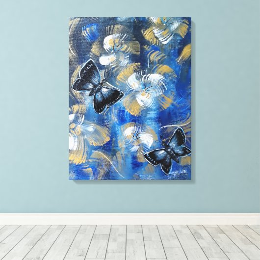 Stretched Canvas Print Leinwanddruck (Insitu (Holzboden))