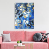 Stretched Canvas Print Leinwanddruck (Insitu (Wohnzimmer))