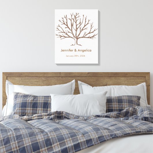 Stretched Canvas Print Leinwanddruck (Insitu (Schlafzimmer))