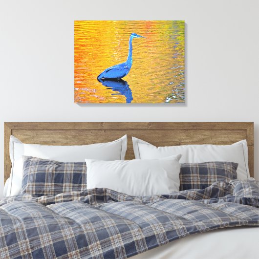 Stretched Canvas Print Leinwanddruck (Insitu (Schlafzimmer))