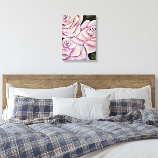 Stretched Canvas Print Leinwanddruck (Insitu (Schlafzimmer))