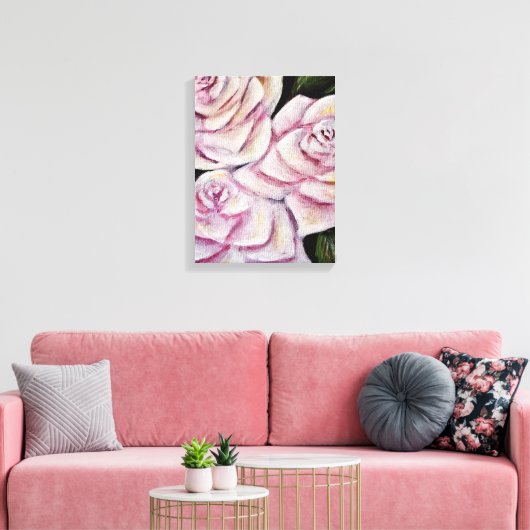 Stretched Canvas Print Leinwanddruck (Insitu (Wohnzimmer))
