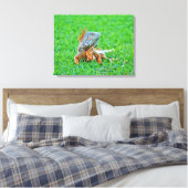 Stretched Canvas Print Leinwanddruck (Insitu (Schlafzimmer))