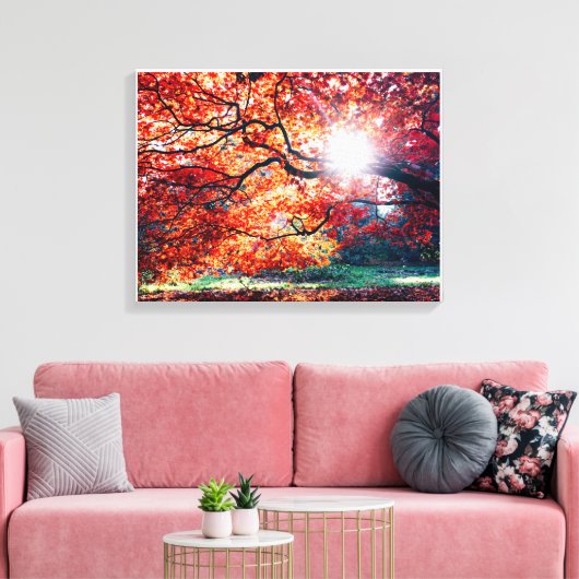 Stretched Canvas Print Leinwanddruck (Insitu (Wohnzimmer))