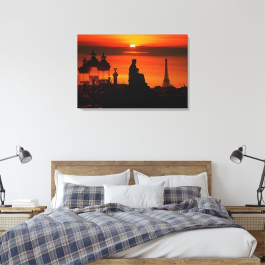 Stretched Canvas Print Leinwanddruck (Insitu (Schlafzimmer))