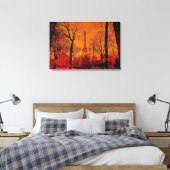 Stretched Canvas Print Leinwanddruck (Insitu (Schlafzimmer))