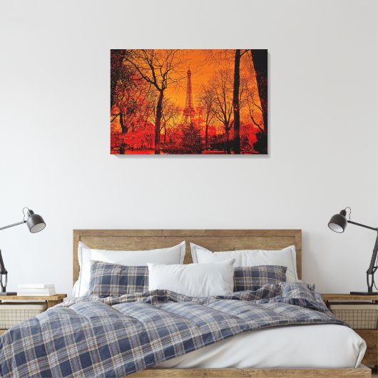 Stretched Canvas Print Leinwanddruck (Insitu (Schlafzimmer))