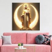 Stretched Canvas Print Leinwanddruck (Insitu (Wohnzimmer))