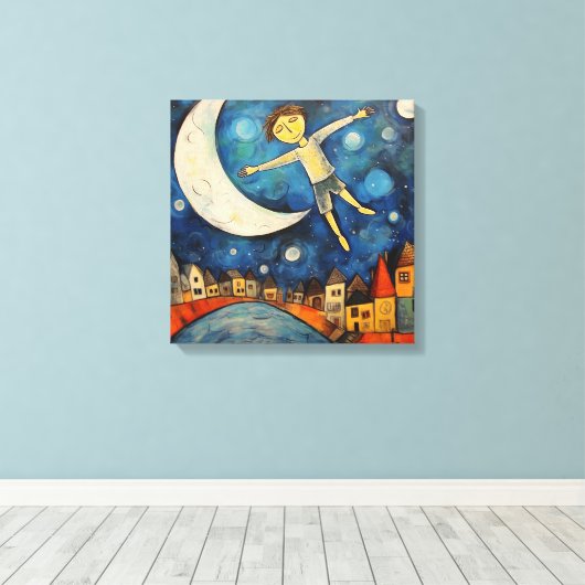 Stretched Canvas Print Leinwanddruck (Insitu (Holzboden))