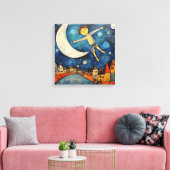 Stretched Canvas Print Leinwanddruck (Insitu (Wohnzimmer))