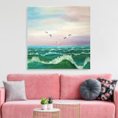 Stretched Canvas Print Leinwanddruck (Insitu (Wohnzimmer))