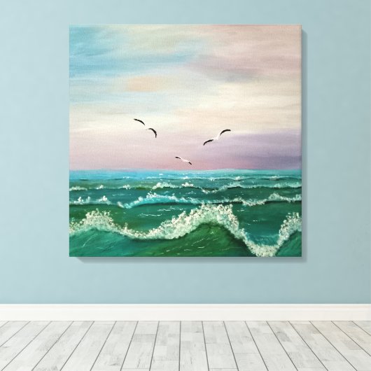 Stretched Canvas Print Leinwanddruck (Insitu (Holzboden))