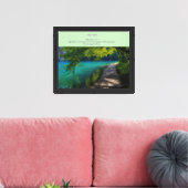 Stretched Canvas Print Leinwanddruck (Insitu (Wohnzimmer))