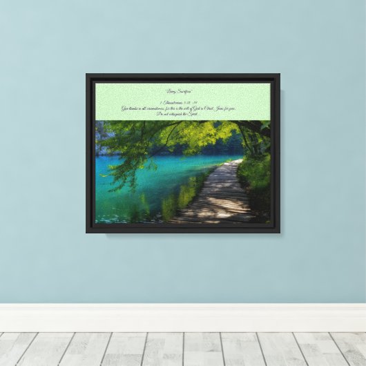 Stretched Canvas Print Leinwanddruck (Insitu (Holzboden))