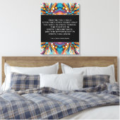 Stretched Canvas Print Leinwanddruck (Insitu (Schlafzimmer))
