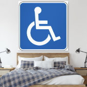 Stretched Canvas Print Leinwanddruck (Insitu (Schlafzimmer))