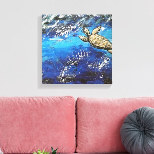 Stretched Canvas Print Leinwanddruck (Insitu (Wohnzimmer))