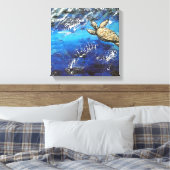 Stretched Canvas Print Leinwanddruck (Insitu (Schlafzimmer))