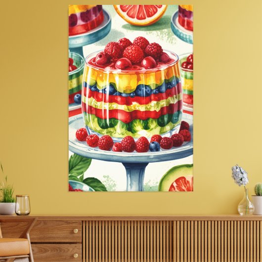 Stretched Canvas Print Leinwanddruck (Insitu (Wohnzimmer))