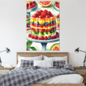 Stretched Canvas Print Leinwanddruck (Insitu (Schlafzimmer))