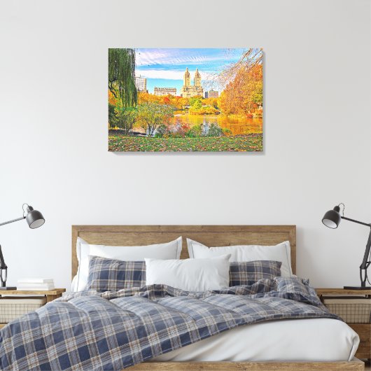 Stretched Canvas Print Leinwanddruck (Insitu (Schlafzimmer))