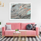 Stretched Canvas Print Leinwanddruck (Insitu (Wohnzimmer))