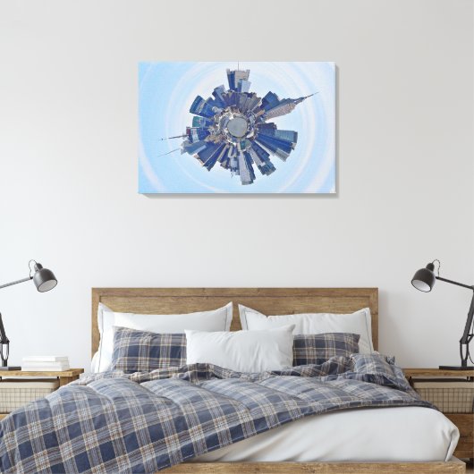 Stretched Canvas Print Leinwanddruck (Insitu (Schlafzimmer))