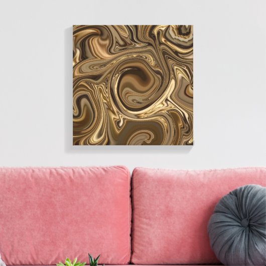 Stretched Canvas Print Leinwanddruck (Insitu (Wohnzimmer))